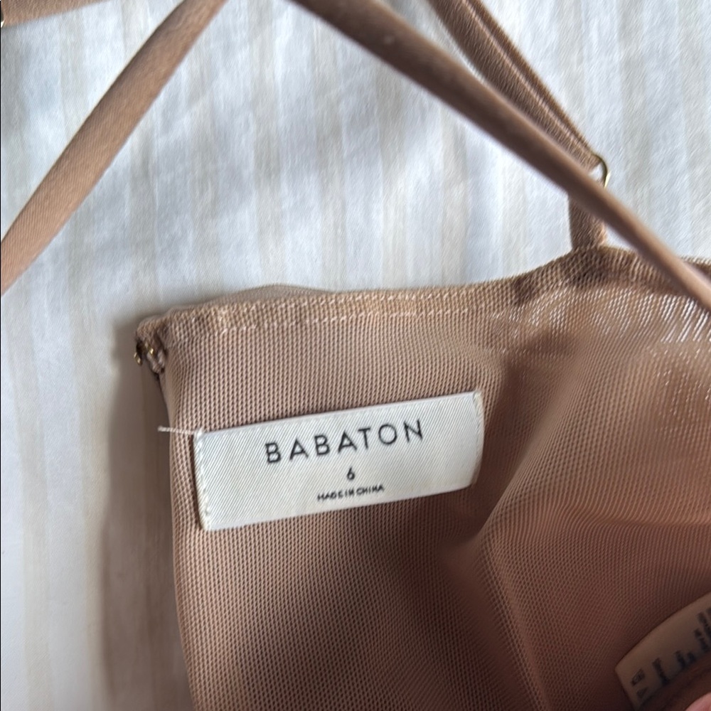 Babaton Brown Ruched Fitted Camisole - Picture 2 of 4